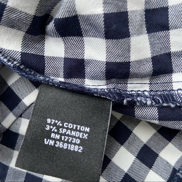 Victoria Beckham Dressy Checked Top size L - Picture 8 of 9